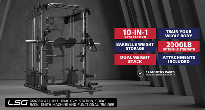 10-In-1 Home Gym Station
